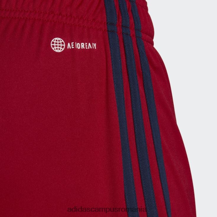 adidas campus romania victory red ajax amsterdam 22/23 deplasare pantaloni scurți adidas bărbați roșu victorie J266N214361
