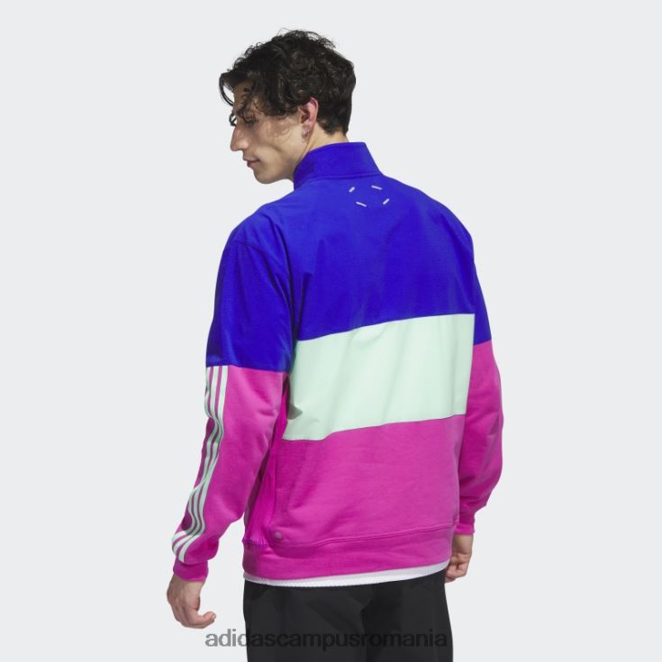 adidas campus romania Anorac de golf adicross cu fermoar 1/2 albastru bărbați albastru J266N21447