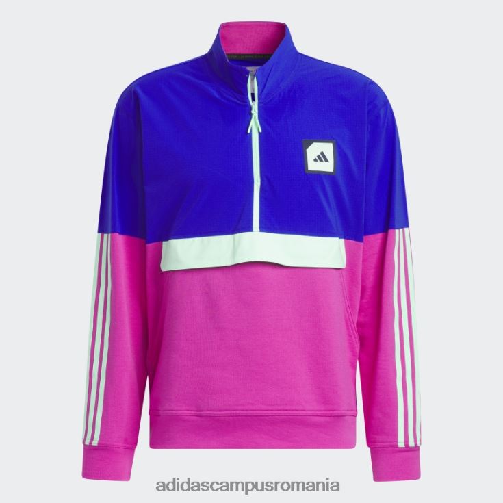 adidas campus romania Anorac de golf adicross cu fermoar 1/2 albastru bărbați albastru J266N21447