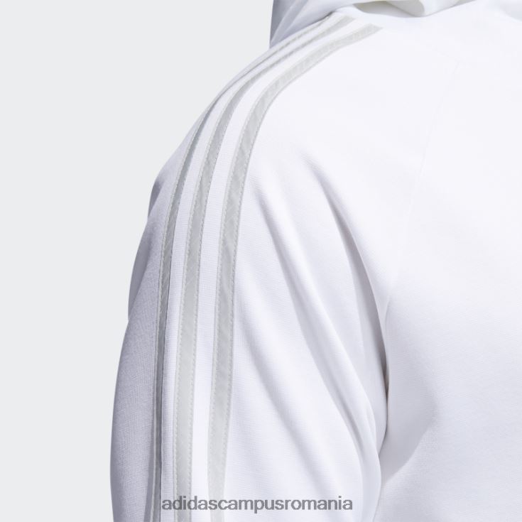 adidas campus romania Hanorac alb cu 3 dungi la rece bărbați alb J266N21607