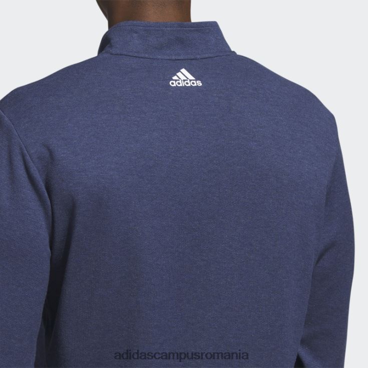 adidas campus romania Pulover cu fermoar sfert cu 3 dungi bleumarin adidas bărbați marina J266N25316