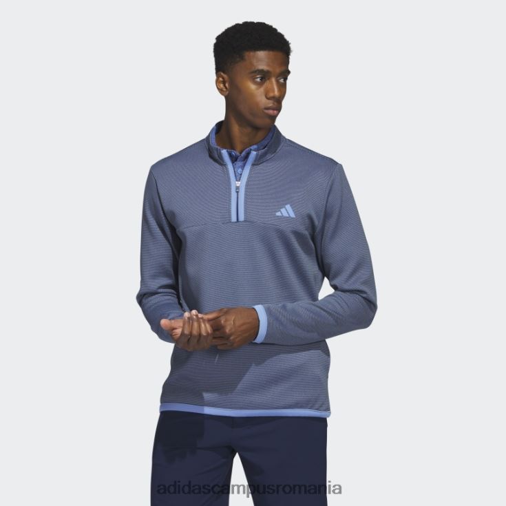 adidas campus romania Pulover de golf cu fermoar 1/4 bleumarin bărbați albastru marin J266N26202