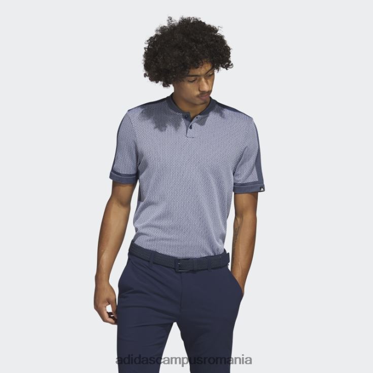 adidas campus romania Ultimate365 tour tricou polo de golf texturat primeknit alb bărbați alb/marinier J266N25995