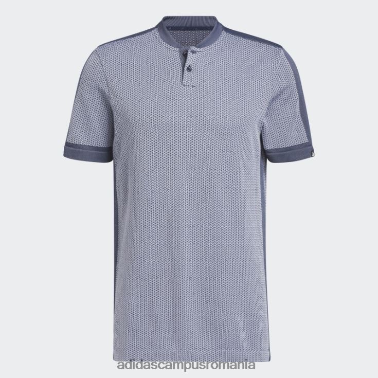 adidas campus romania Ultimate365 tour tricou polo de golf texturat primeknit alb bărbați alb/marinier J266N25995