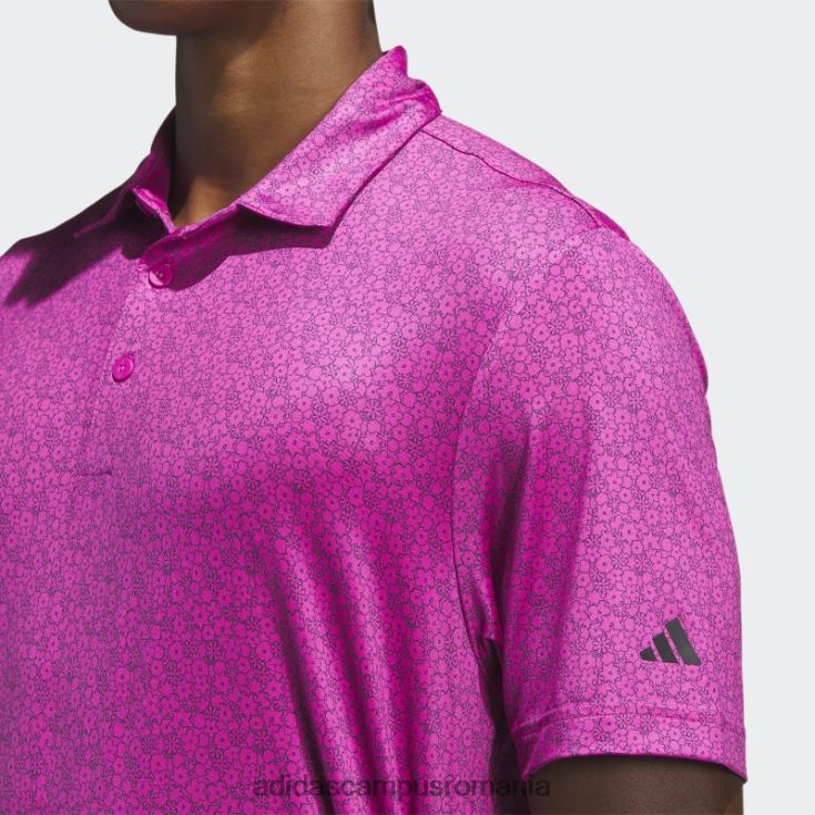 adidas campus romania Ultimate365 tricou polo de golf cu imprimeu integral fucsia adidas bărbați fucsie J266N26396
