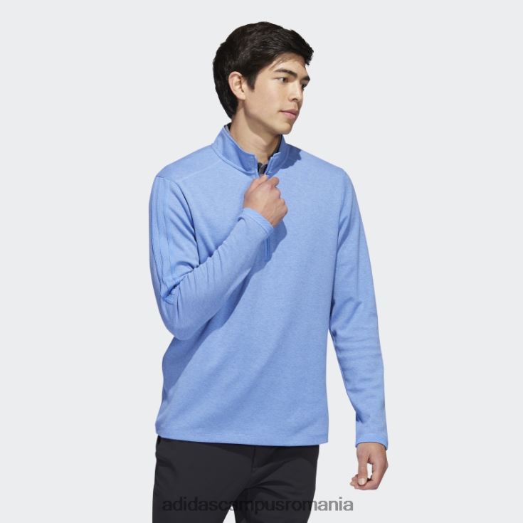 adidas campus romania albastru mel 3 dungi pulover cu fermoar sfert adidas bărbați albastru mel J266N26159
