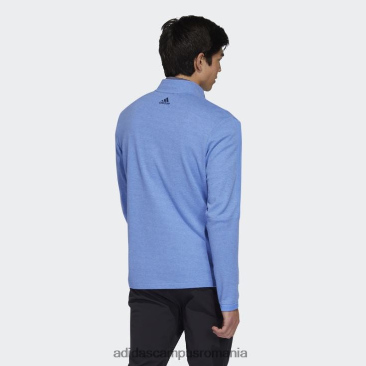 adidas campus romania albastru mel 3 dungi pulover cu fermoar sfert adidas bărbați albastru mel J266N26159