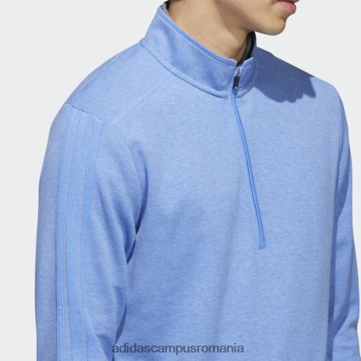 adidas campus romania albastru mel 3 dungi pulover cu fermoar sfert adidas bărbați albastru mel J266N26159