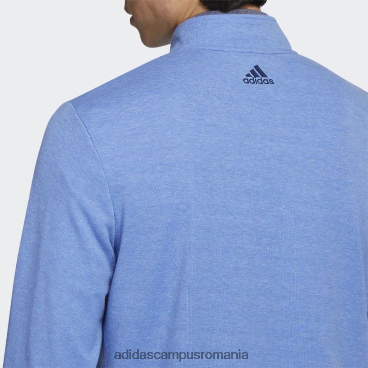 adidas campus romania albastru mel 3 dungi pulover cu fermoar sfert adidas bărbați albastru mel J266N26159