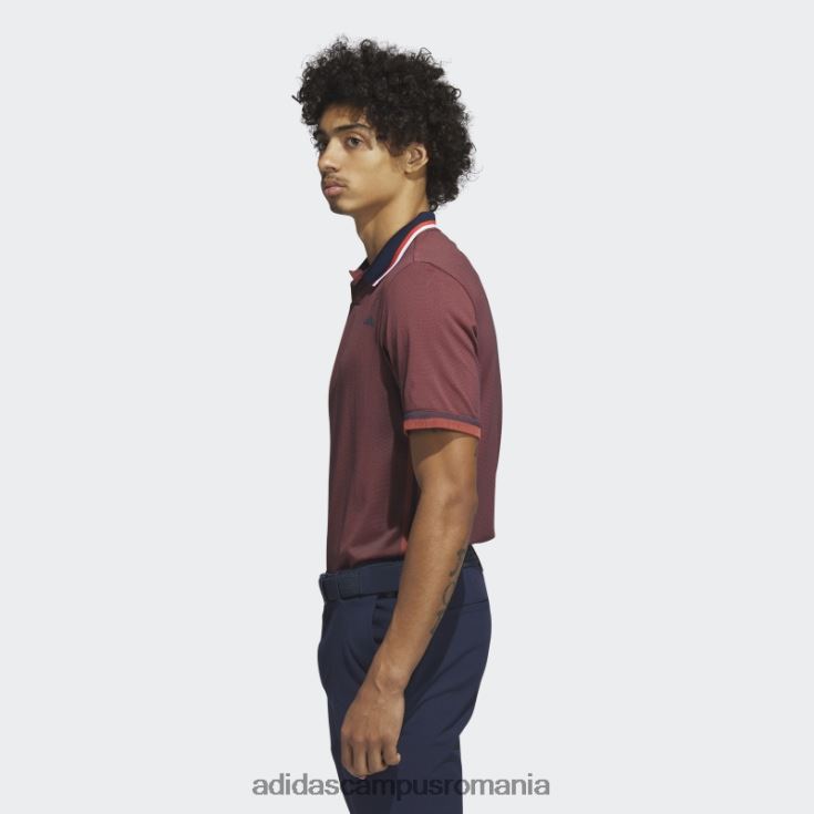 adidas campus romania blumarin ultimate365 tour primeknit tricou polo de golf adidas bărbați bleumarin/roșu J266N25043