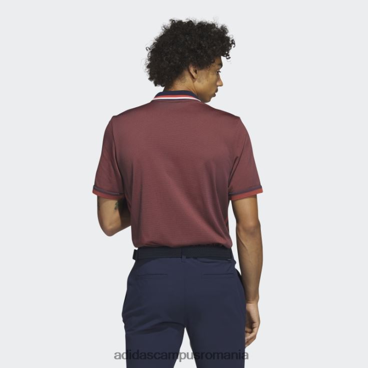 adidas campus romania blumarin ultimate365 tour primeknit tricou polo de golf adidas bărbați bleumarin/roșu J266N25043