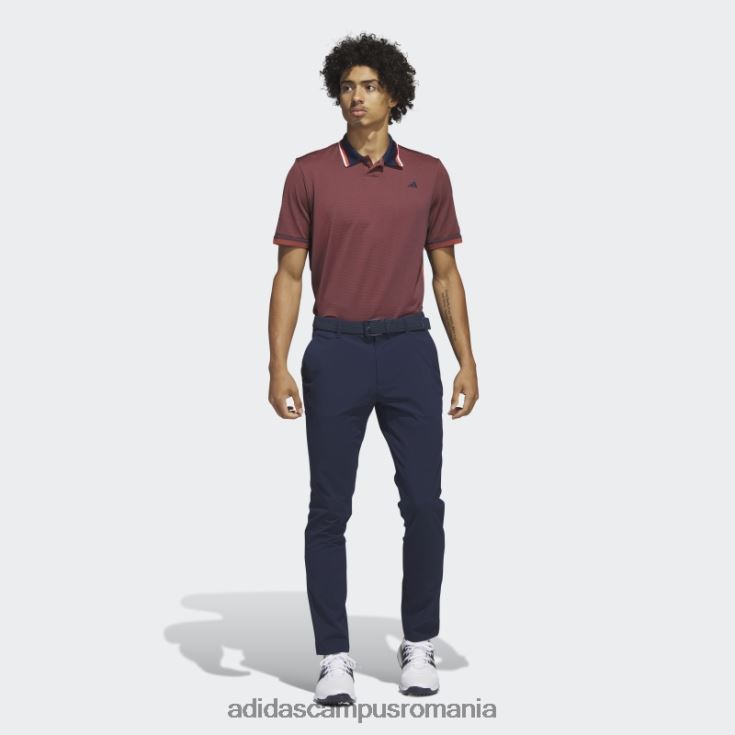 adidas campus romania blumarin ultimate365 tour primeknit tricou polo de golf adidas bărbați bleumarin/roșu J266N25043