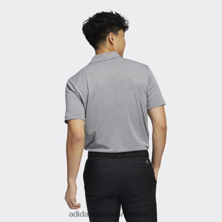 adidas campus romania drive heather tricou polo gri mel bărbați gri mel J266N21189