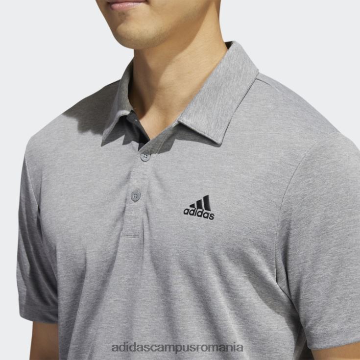 adidas campus romania drive heather tricou polo gri mel bărbați gri mel J266N21189