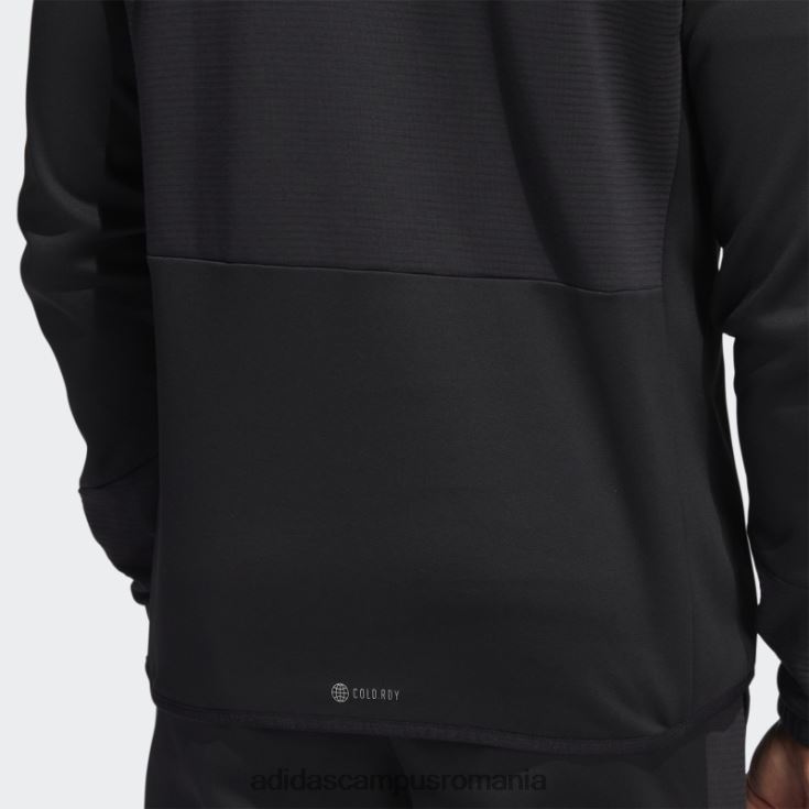 adidas campus romania frig.rdy pulover cu fermoar 1/4 negru bărbați negru J266N214587