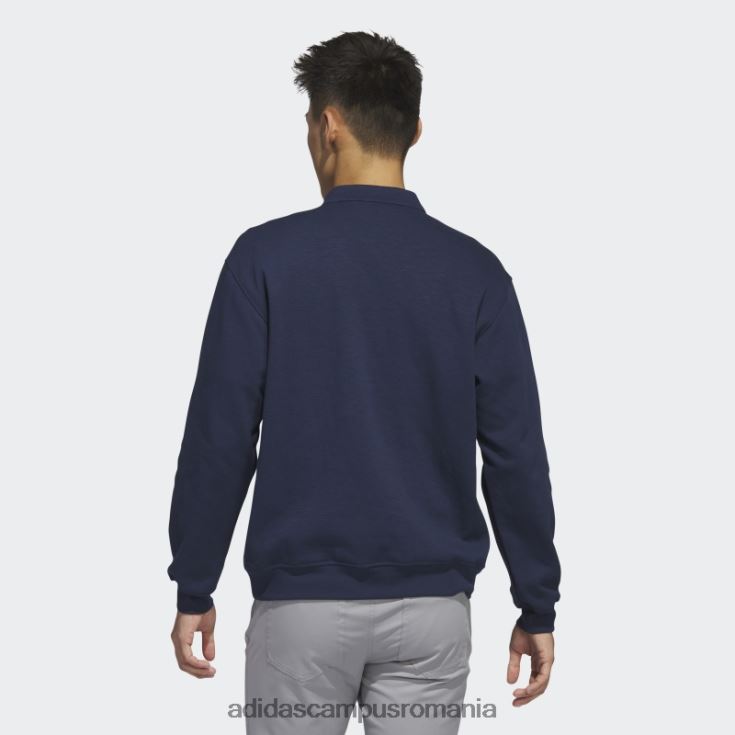 adidas campus romania go-to pulover cu fermoar 1/2 bleumarin bărbați marina J266N25588