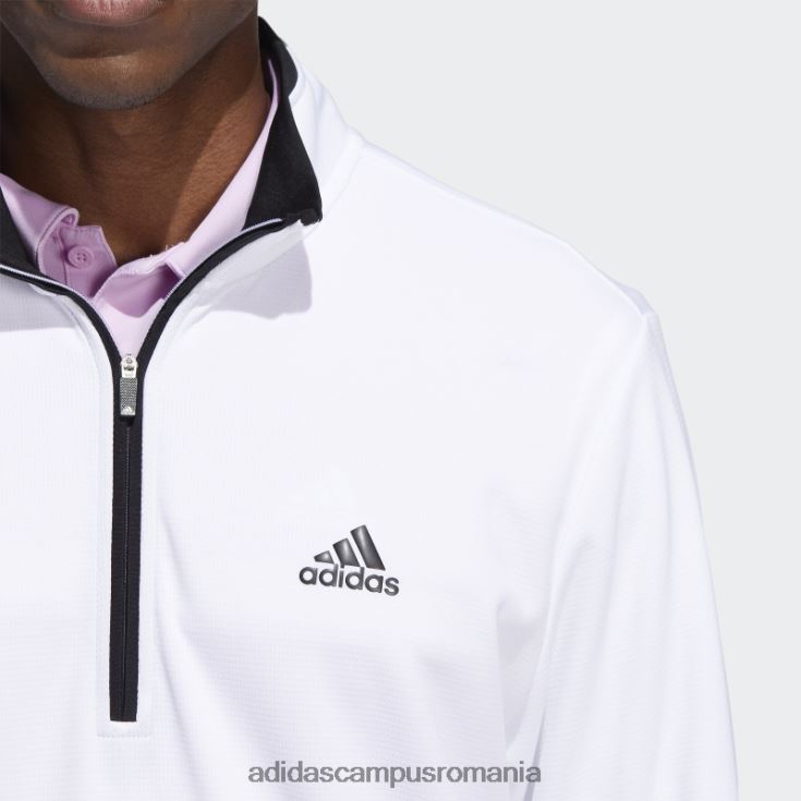 adidas campus romania hanorac alb cu fermoar sfert bărbați alb J266N213382