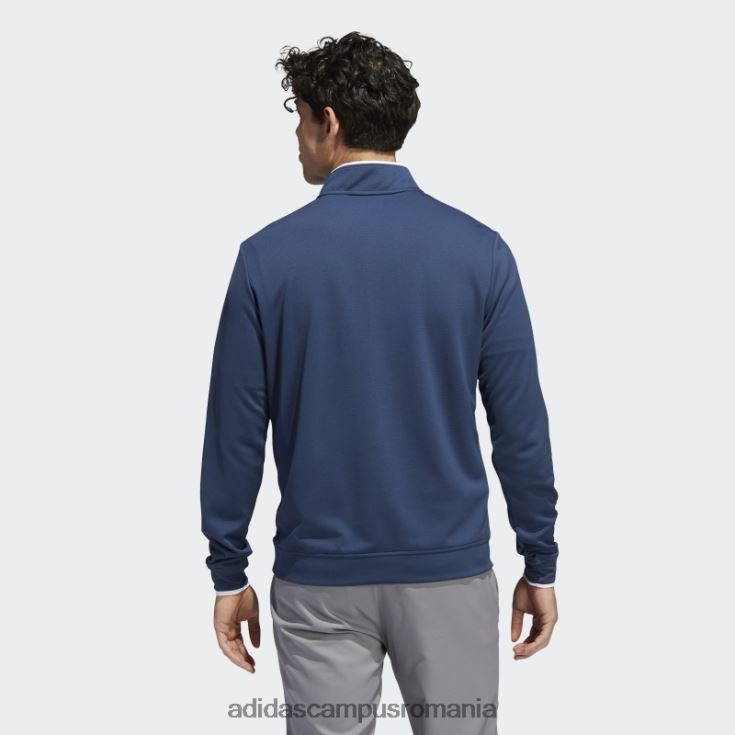adidas campus romania hanorac cu fermoar sfert bleumarin adidas bărbați bleumarin/alb J266N213146