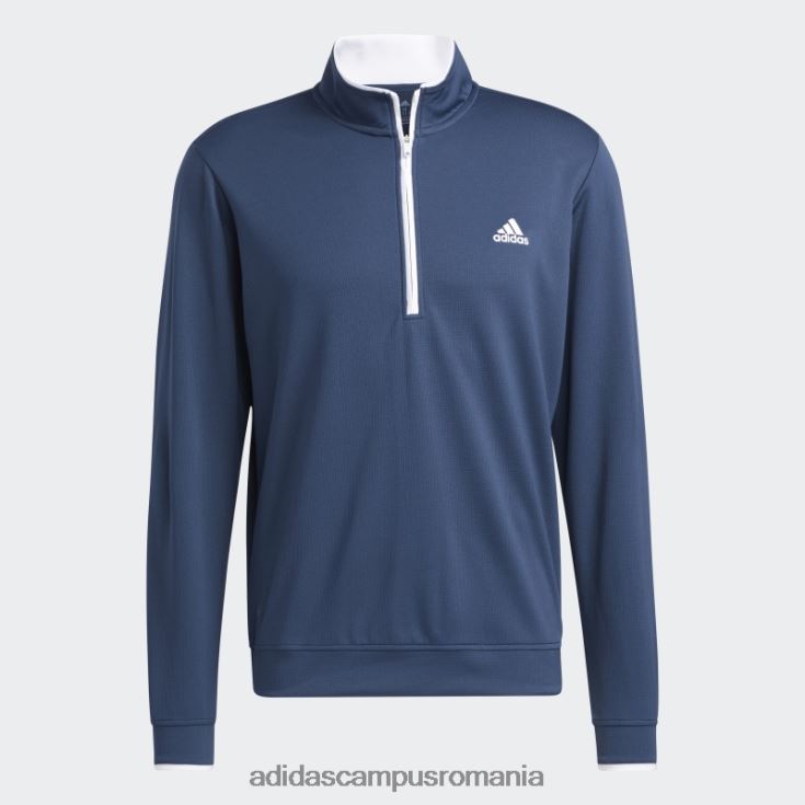 adidas campus romania hanorac cu fermoar sfert bleumarin adidas bărbați bleumarin/alb J266N213146