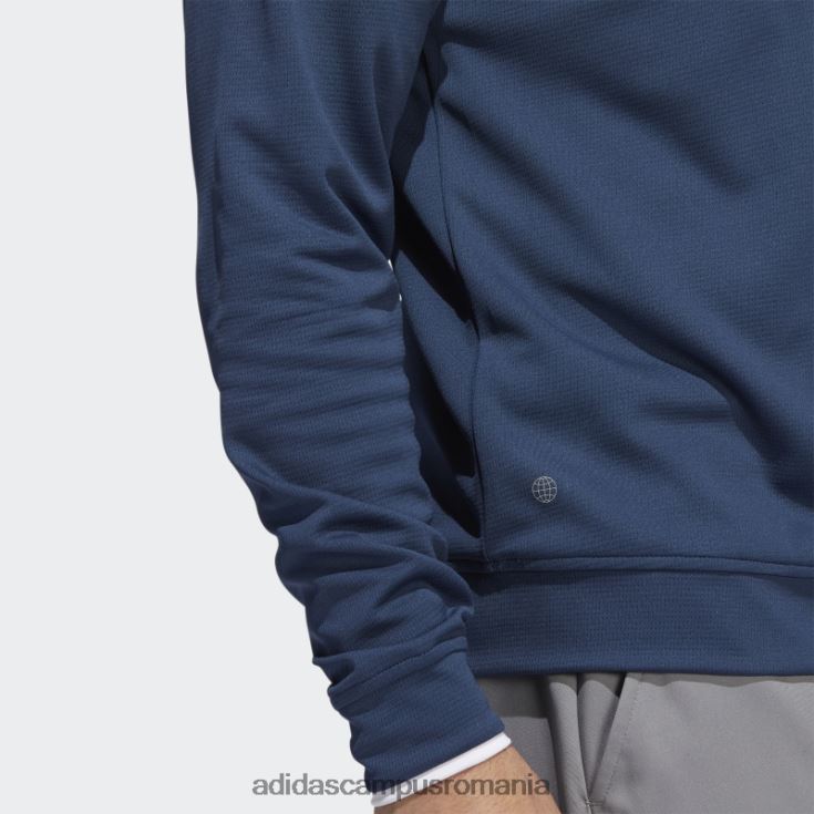 adidas campus romania hanorac cu fermoar sfert bleumarin adidas bărbați bleumarin/alb J266N213146