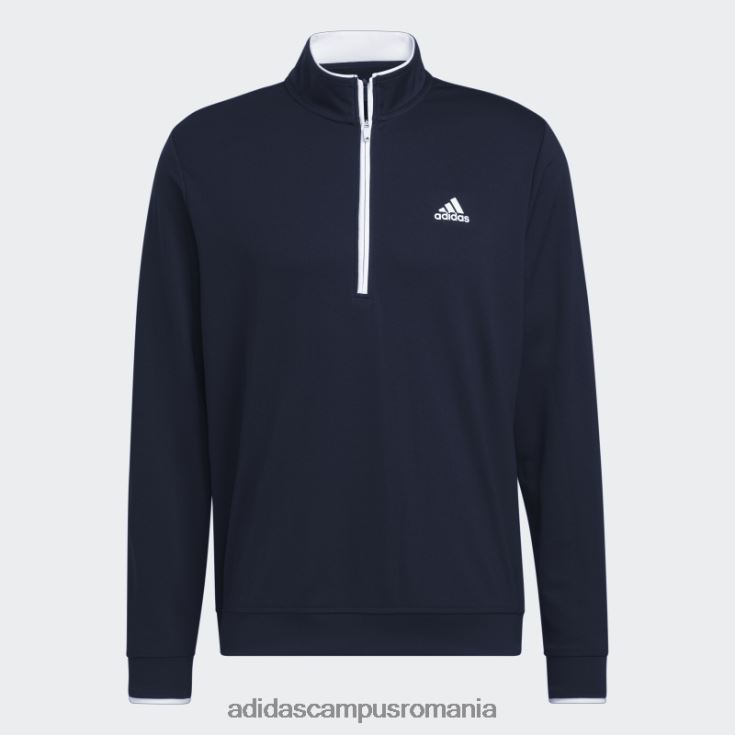 adidas campus romania hanorac cu fermoar sfert bleumarin bărbați bleumarin/alb J266N213153