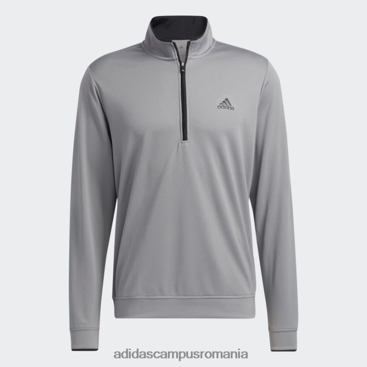 adidas campus romania hanorac gri cu fermoar sfert bărbați gri/negru J266N213174