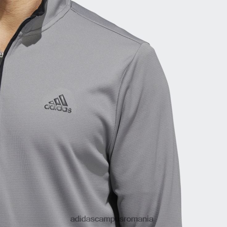 adidas campus romania hanorac gri cu fermoar sfert bărbați gri/negru J266N213174
