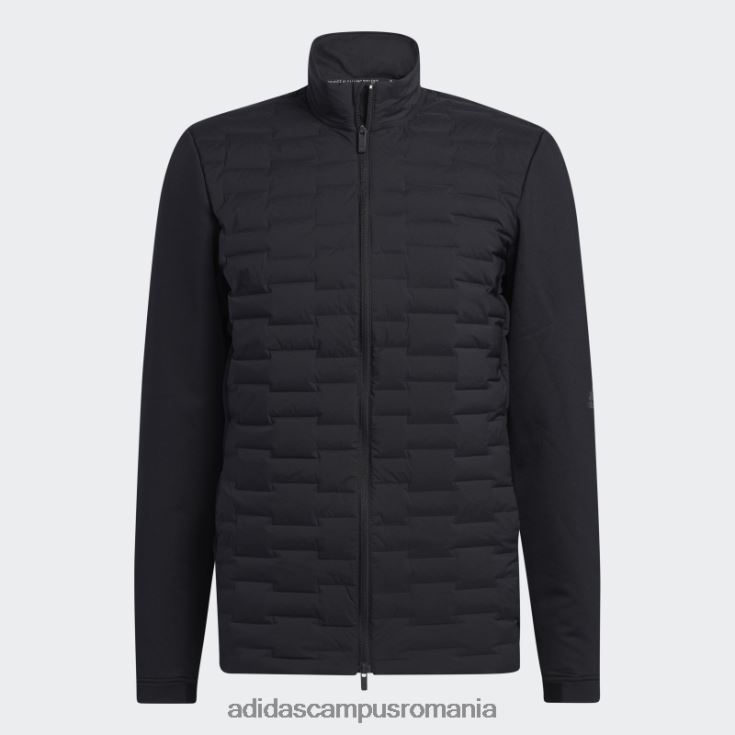 adidas campus romania jachetă neagră căptușită cu fermoar complet, conținut reciclat bărbați negru J266N214074