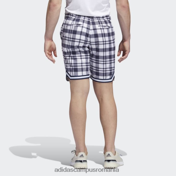 adidas campus romania pantaloni scurți adicross în carouri de 8,5 inci alb adidas bărbați alb J266N27362