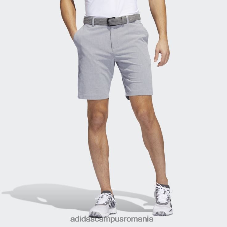 adidas campus romania pantaloni scurți crosshatch gri bărbați gri/alb J266N21117