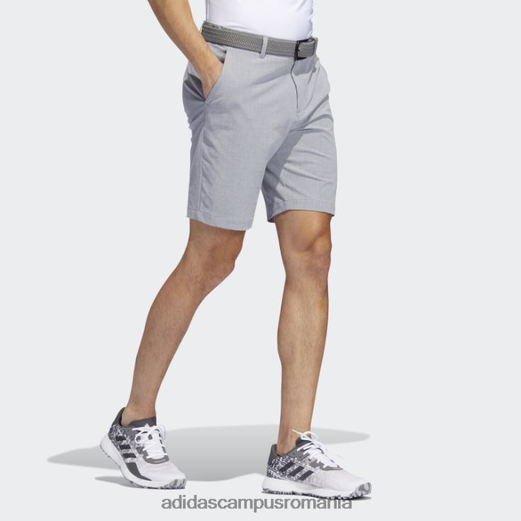 adidas campus romania pantaloni scurți crosshatch gri bărbați gri/alb J266N21117