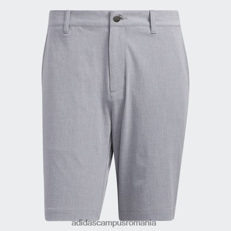 adidas campus romania pantaloni scurți crosshatch gri bărbați gri/alb J266N21117
