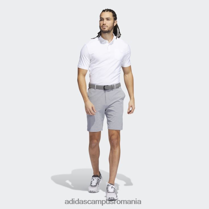 adidas campus romania pantaloni scurți crosshatch gri bărbați gri/alb J266N21117