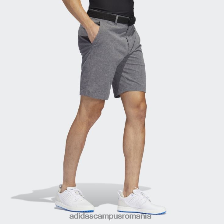 adidas campus romania pantaloni scurți crosshatch negri bărbați alb negru J266N21063