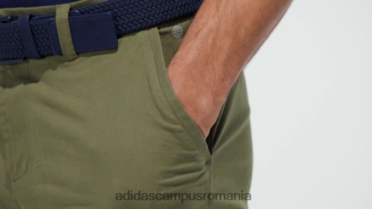 adidas campus romania pantaloni scurți de golf de 9 inchi de culoare olive bărbați măsline J266N25849