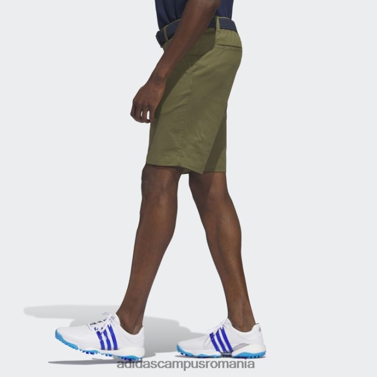 adidas campus romania pantaloni scurți de golf de 9 inchi de culoare olive bărbați măsline J266N25849