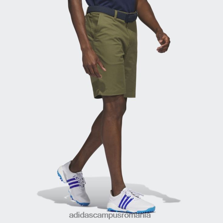 adidas campus romania pantaloni scurți de golf de 9 inchi de culoare olive bărbați măsline J266N25849