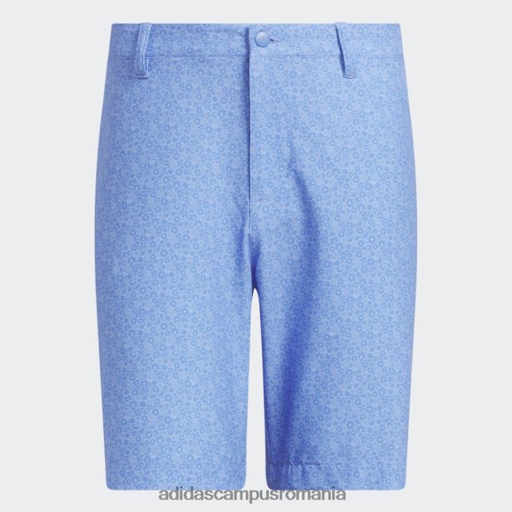 adidas campus romania pantaloni scurți de golf imprimați ultimate365 de nouă inci, albaștri bărbați albastru alb J266N25815