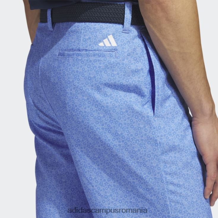 adidas campus romania pantaloni scurți de golf imprimați ultimate365 de nouă inci, albaștri bărbați albastru alb J266N25815