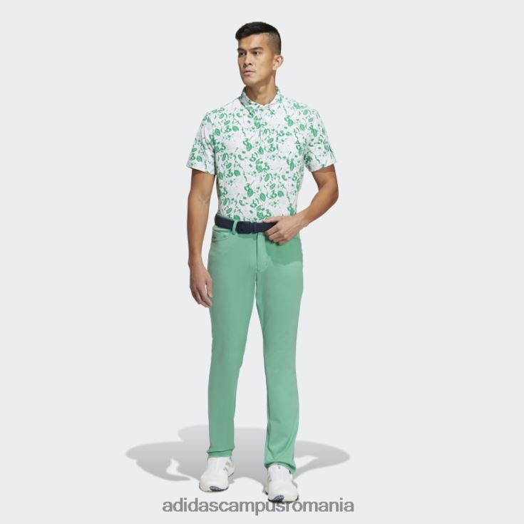 adidas campus romania play verde tricou polo grafic alb bărbați alb/verde J266N213976