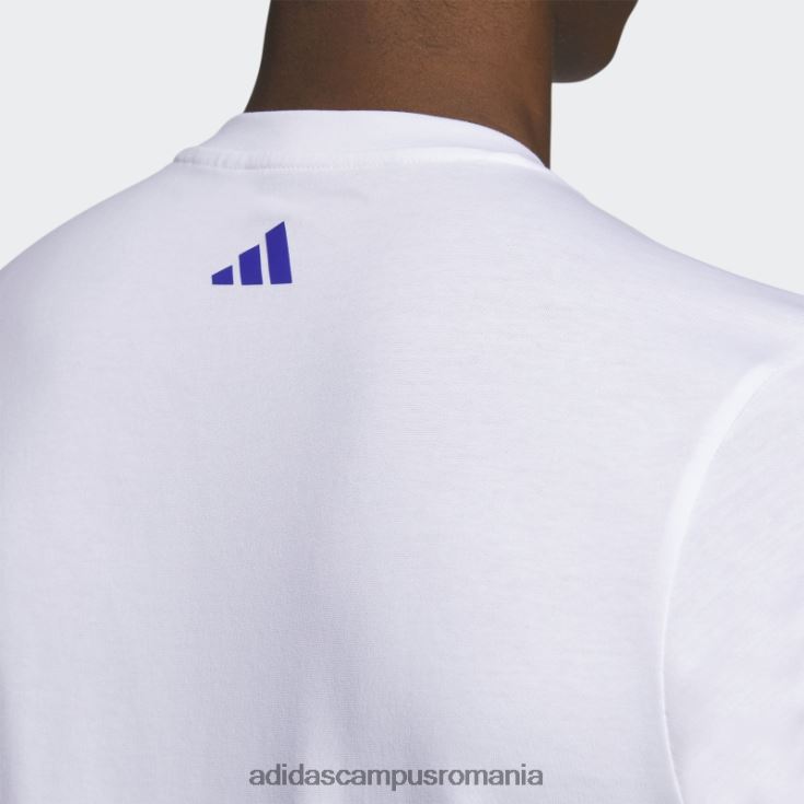 adidas campus romania tricou de golf alb adidas bărbați alb J266N26024