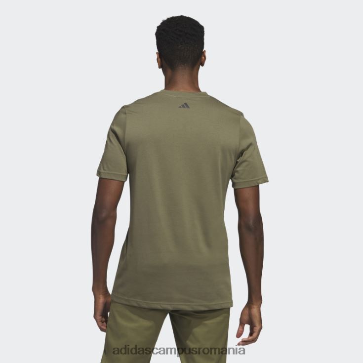 adidas campus romania tricou de golf de măsline bărbați măsline J266N25993