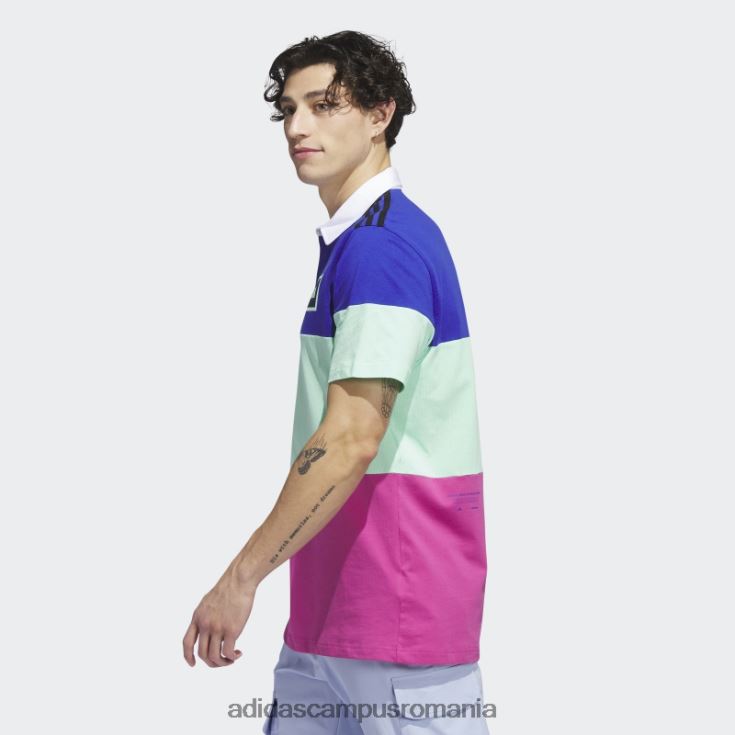 adidas campus romania tricou polo adicross block golf albastru adidas bărbați albastru J266N26108