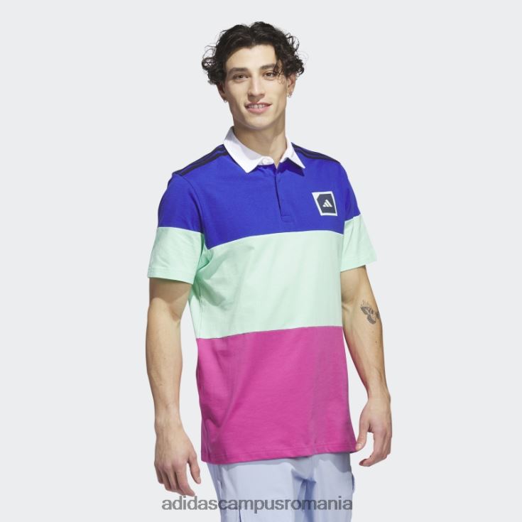 adidas campus romania tricou polo adicross block golf albastru adidas bărbați albastru J266N26108