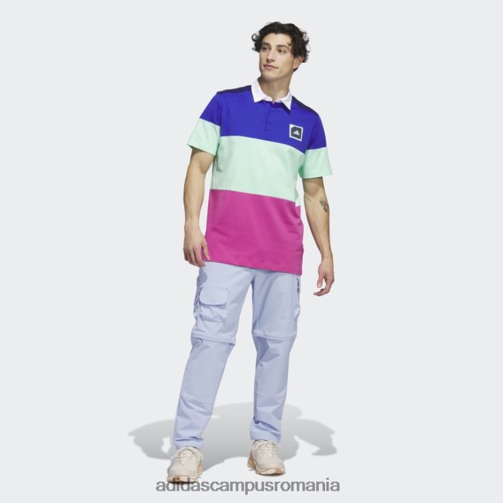 adidas campus romania tricou polo adicross block golf albastru adidas bărbați albastru J266N26108