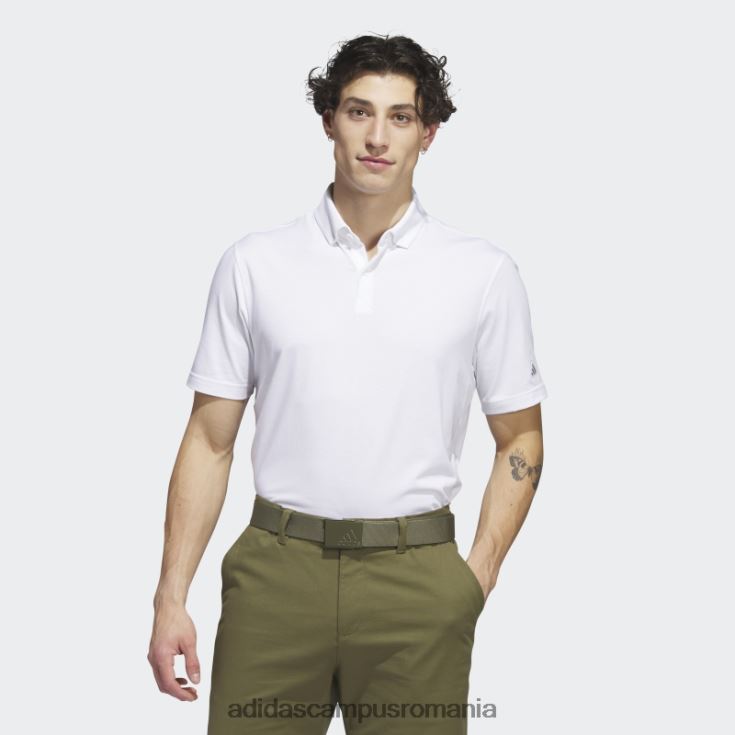 adidas campus romania tricou polo alb melange adidas bărbați melange alb J266N25904
