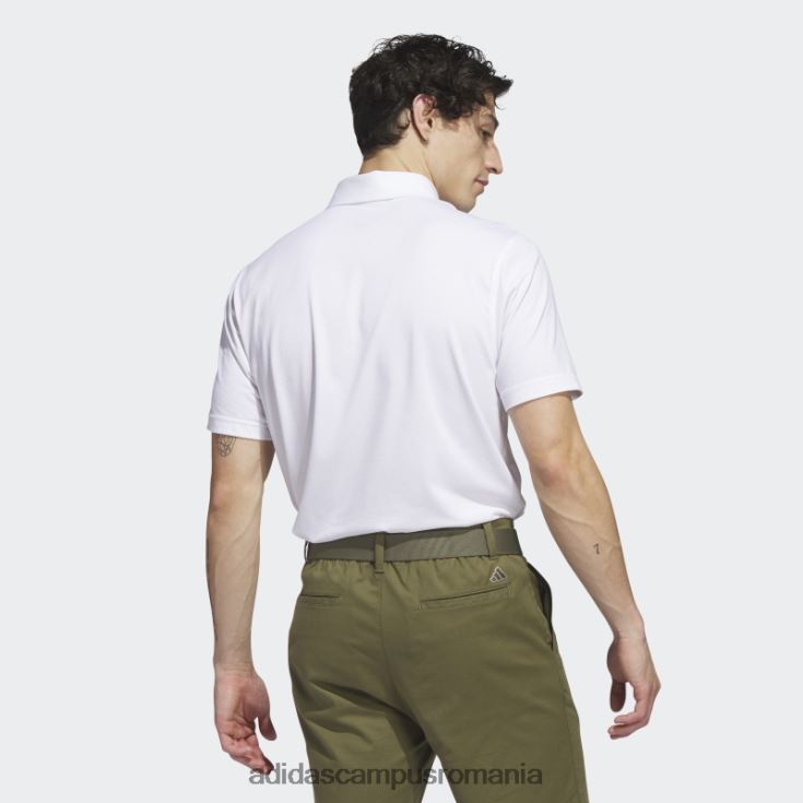 adidas campus romania tricou polo alb melange adidas bărbați melange alb J266N25904