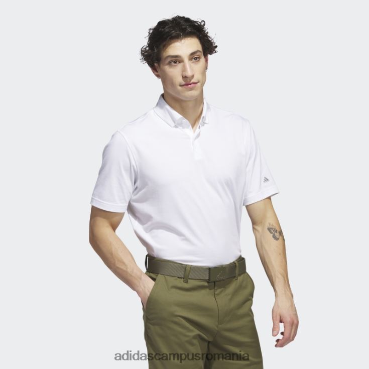 adidas campus romania tricou polo alb melange adidas bărbați melange alb J266N25904