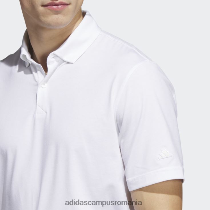 adidas campus romania tricou polo alb melange adidas bărbați melange alb J266N25904