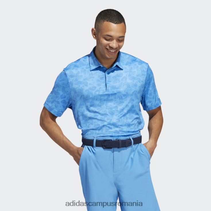 adidas campus romania tricou polo albastru cu imprimeu prisma bărbați albastru/super albastru J266N21427